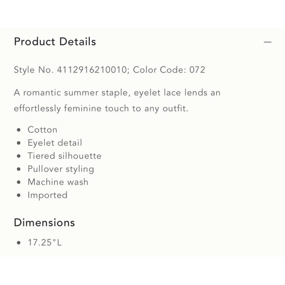 Anthropologie Tiered Eyelet Tank Yellow NWT Size XL - Picture 13 of 14